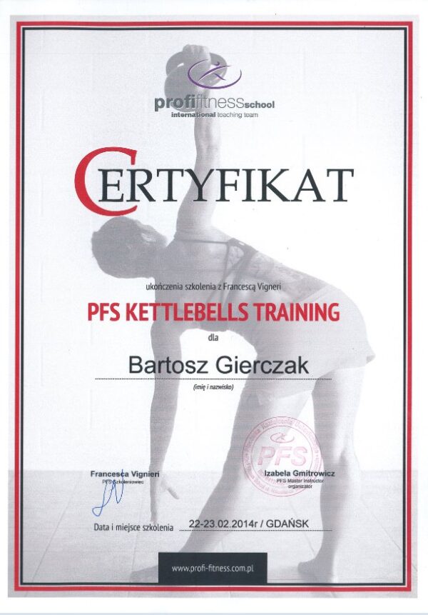 PFS kettlebells training